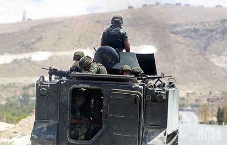 Ejército libanés ataca posiciones terroristas Tropas de Líbano evitan infiltración terrorista